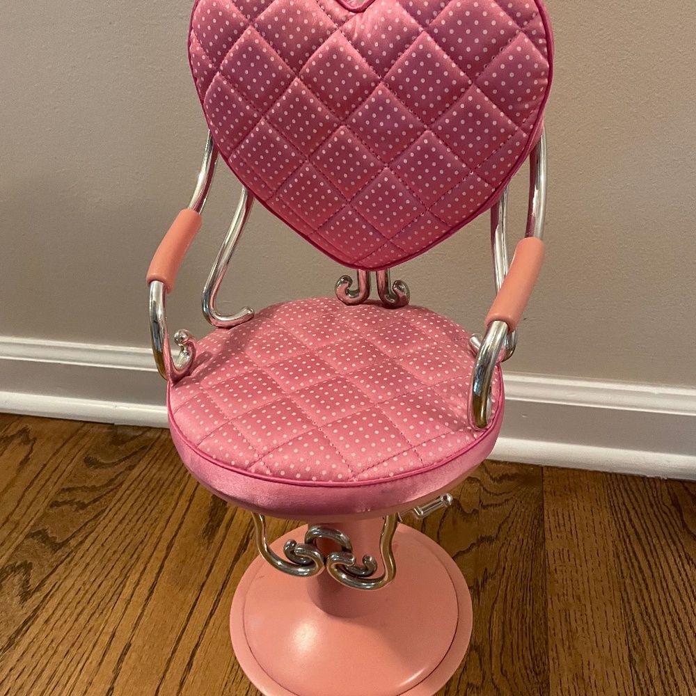 Our generation salon chair, american girl salon accessories
